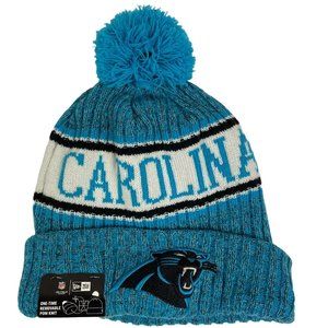 Carolina Panthers NFL On Field New Era Sport Knit Cuff Pom Beanie Hat